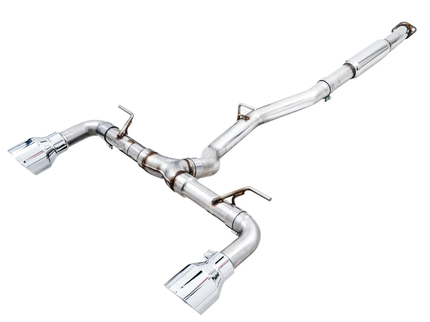 AWE Tuning BRZ GR86 FR-S Exhaust Dual Outlet Chrome Tips with 3-Inch Diameter and Stainless Steel Construction