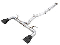 AWE Tuning BRZ GR86 FR-S Exhaust Dual Outlet Cat-Back System with Black Tips and 3-Inch Diameter