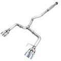 AWE Tuning 3020-42058 Track Edition Cat-Back Exhaust System for Subaru WRX 2012-2021 with Dual Rear Exit and 5-inch Chrome Tips