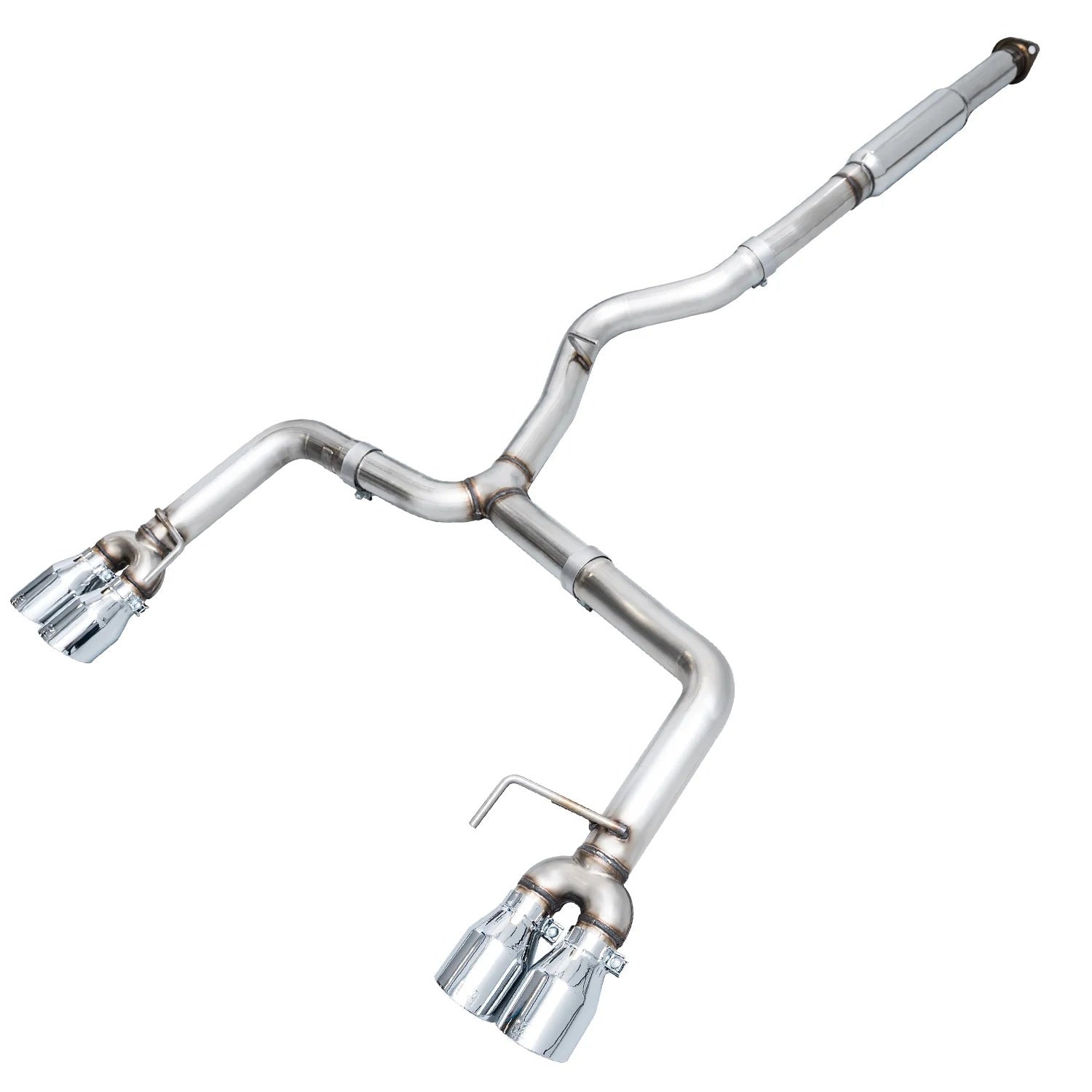 AWE Tuning 3020-42058 Track Edition Cat-Back Exhaust System for Subaru WRX 2012-2021 with Dual Rear Exit and 5-inch Chrome Tips