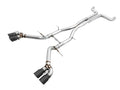 AWE Tuning 3020-43074 Track Edition Cat-Back Exhaust System for Chevrolet Camaro 2016-2024 with 3-Inch Diameter and Dual Rear Exit with Black Tips