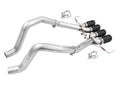 AWE Tuning C7 Corvette Exhaust System with Dual Rear Exit and Black Tips, 3 Inch Diameter, Stainless Steel