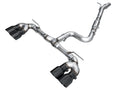 AWE Tuning 3020-43658 Track Edition Cat-Back Exhaust System for Volkswagen Golf R, 2.0L, Dual Rear Exit, 3-Inch Diameter, Black Tips