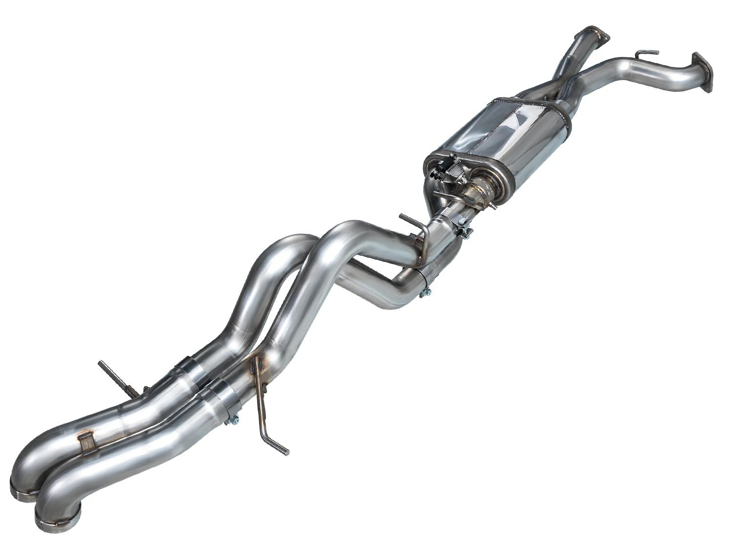 AWE Tuning 3025-31327 Bronco Raptor Exhaust Dual Outlet with 3-Inch Diameter and Stainless Steel Finish