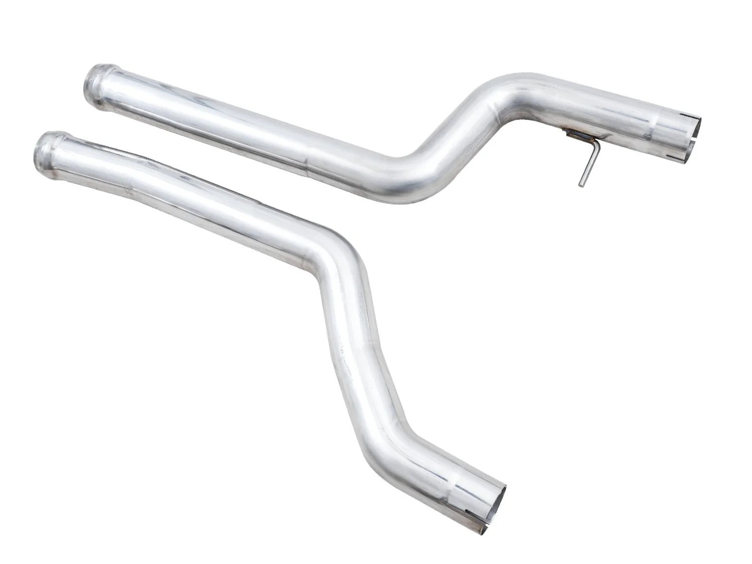 AWE Tuning BMW G87 M2 G8X M3 M4 Non-Res Mid Pipe with 3 Inch Diameter Stainless Steel Pair