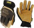 Mechanix Wear LFF-75-010 FastFit Synthetic Leather Work Gloves Large Tan and Black