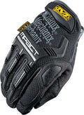 Mechanix Wear MPT-58-012 M-Pact Gloves with Reinforced Fingertips and Knuckles, Padded Palm, Black, 2X-Large