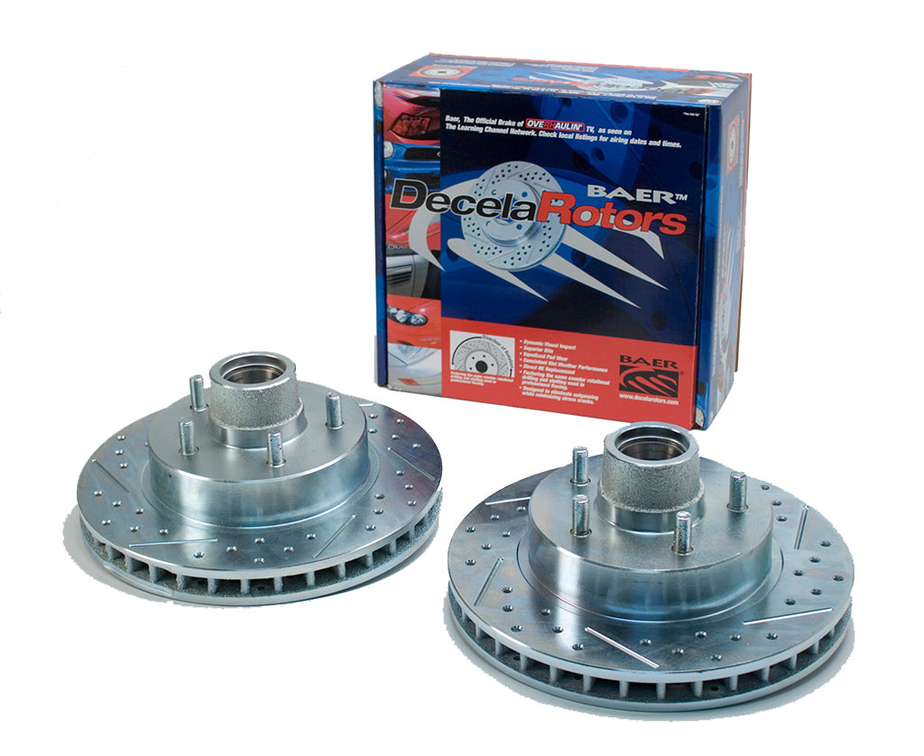 Baer Brakes 05516-020 Sport Rotors Front Pair with Drilled and Slotted Design, 11.87 Inch Diameter