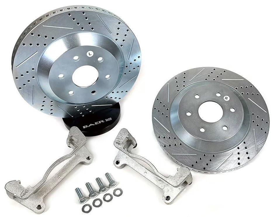 Baer Brakes 2261048 Big Claw Performance Front Drilled and Slotted Brake Rotor for Ford Midsize SUVs