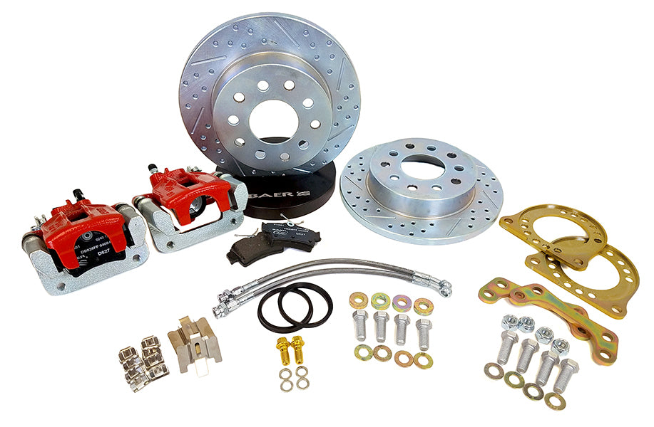 Baer Brakes 4262723R Classic Series Rear Brake Kit with 10.50-Inch Drilled and Slotted Iron Rotor and Aluminum Caliper