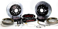 Baer Brakes 4302359B Pro-Plus Rear Brake Kit with 6 Piston Calipers and 14-Inch Drilled and Slotted Two-Piece Aluminum Rotors for GM G-Body 1978-87