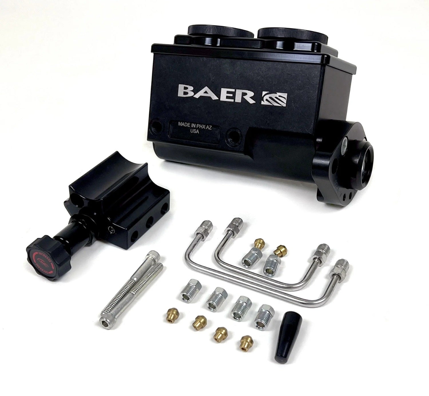 Baer Brakes 6805245 Remaster Master Cylinder with 7/8 Inch Bore and Integral Reservoir