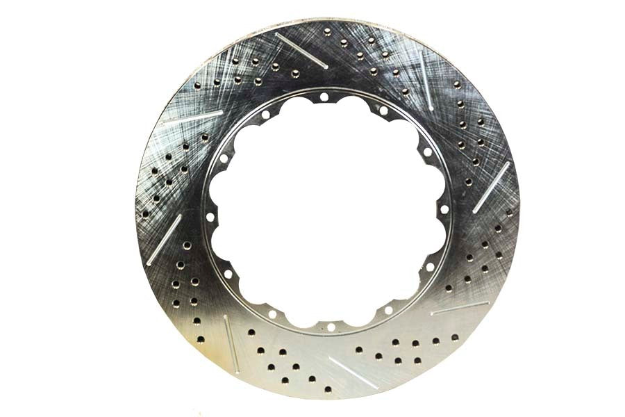Baer Brakes 6920222 Front Passenger Side Brake Rotor with Drilled and Slotted Design, 14 Inch Diameter