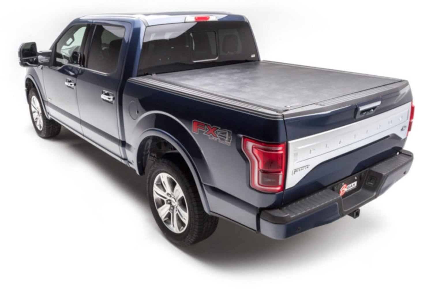 BAK Industries Revolver X2 Bed Cover for Ford F-150 with 5.5 ft Bed, Aluminum and Vinyl, Clamp-On Rolling Tonneau Cover