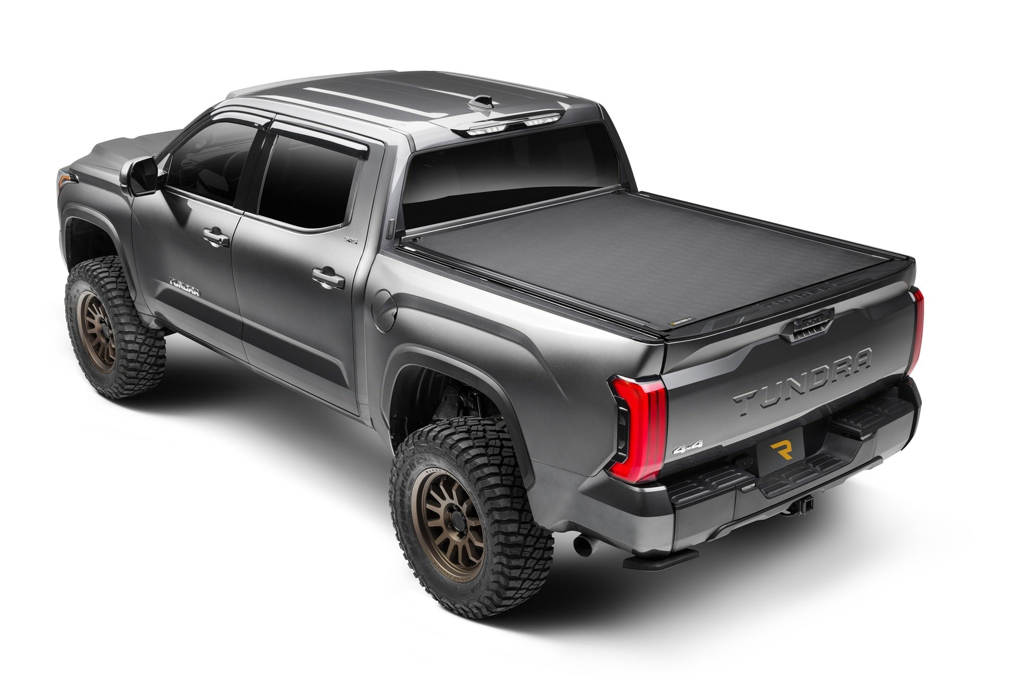 BAK Industries Revolver X4ST Tonneau Cover for 2019-2024 GM Fullsize Trucks, 6 Ft 7 In Bed with T-Slot Rails and Clamp-On Mounts