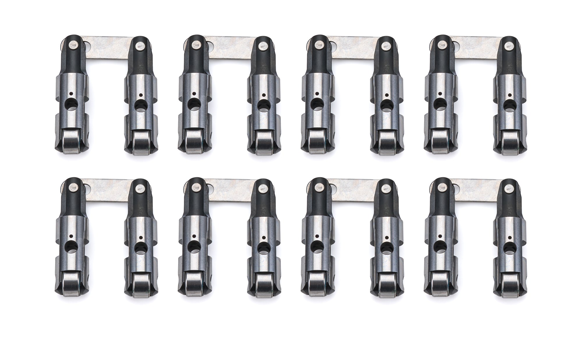 BAM ROLLER LIFTERS BAMBAM-B-2001-16 SBC Solid Roller Lifter Set .842 Inch OD, Link Bar, 0.300 Inch Taller for Small Block Chevy