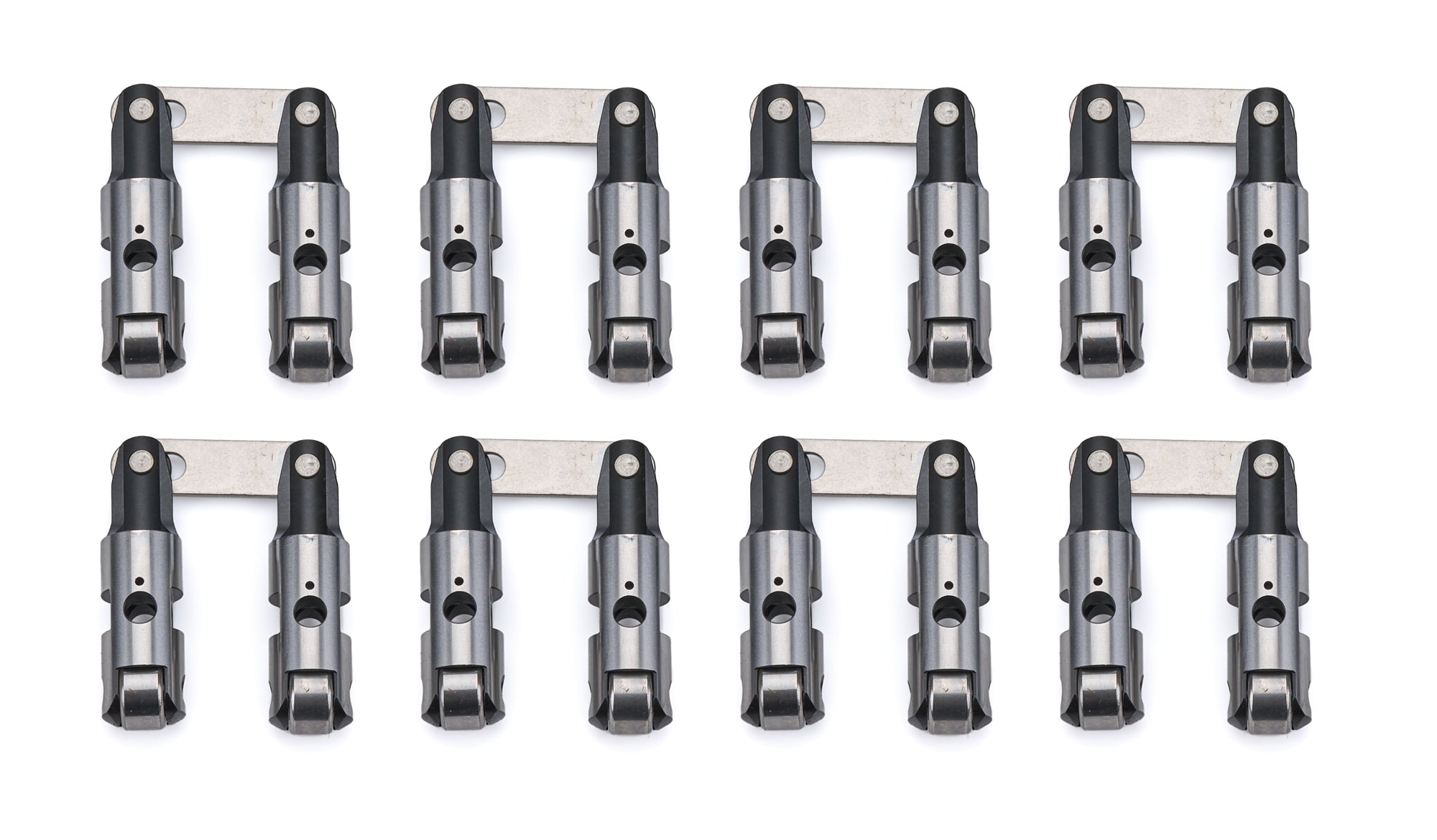 BAM ROLLER LIFTERS BAMBAM-B-2001-16BB1 SBC Solid Roller Lifter Set .842 inch OD with Link Bar and 0.300 inch Height for Small Block Chevy