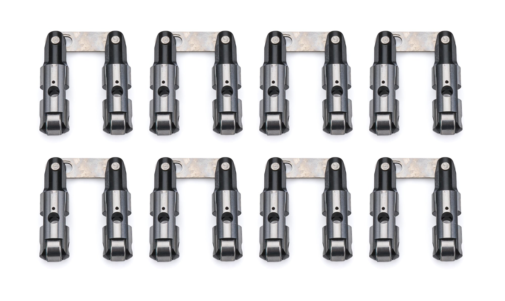 BAM ROLLER LIFTERS SBC Solid Roller Lifter Set .842 inch OD with Link Bar, .180 Offset, 16 Pieces