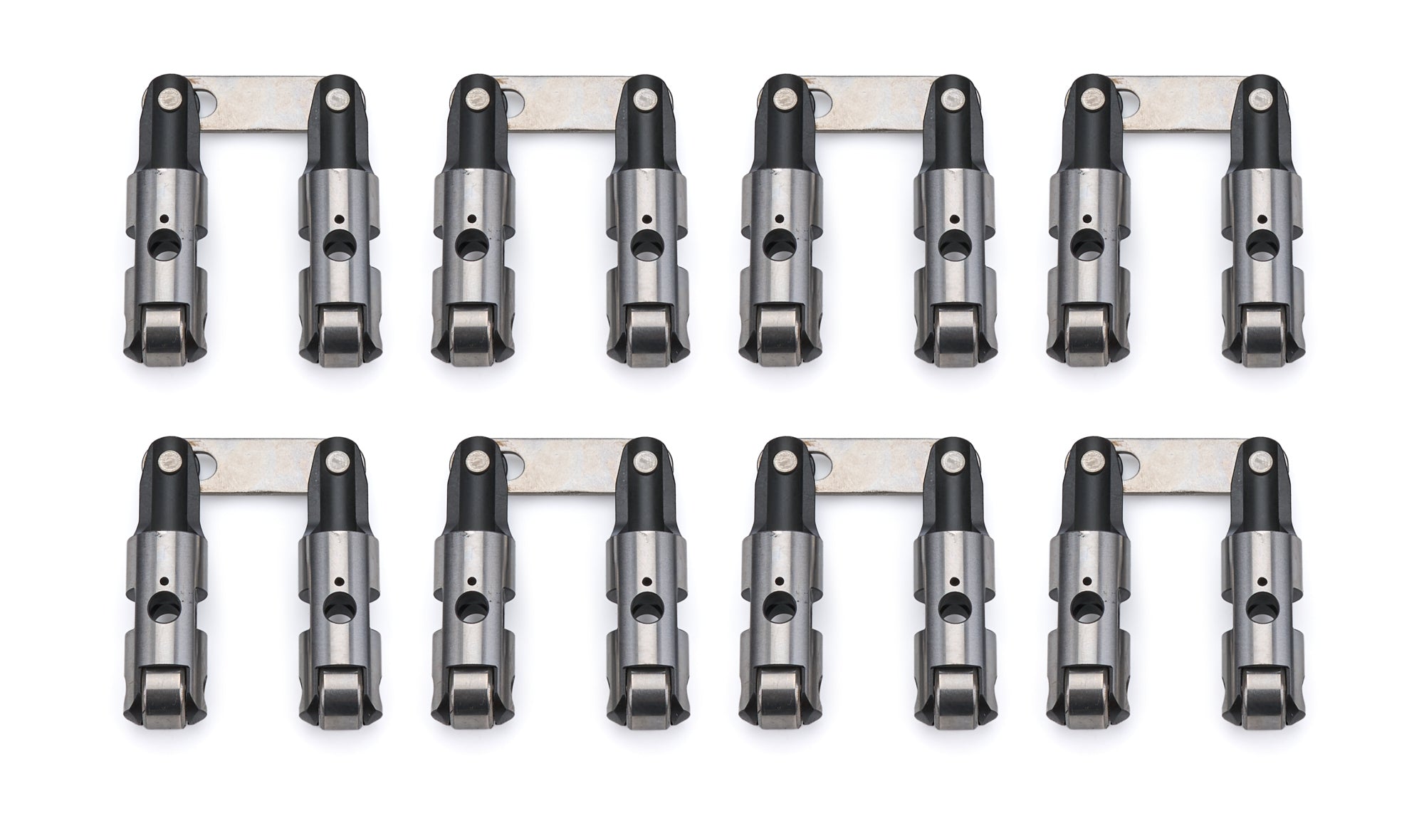 BAM ROLLER LIFTERS BAM-B-2002-16BB1 SBC Solid Roller Lifter Set, 0.842 Inch OD, 0.300 Inch Taller, 0.180 Inch Offset, Link Bar Design, Small Block Chevy