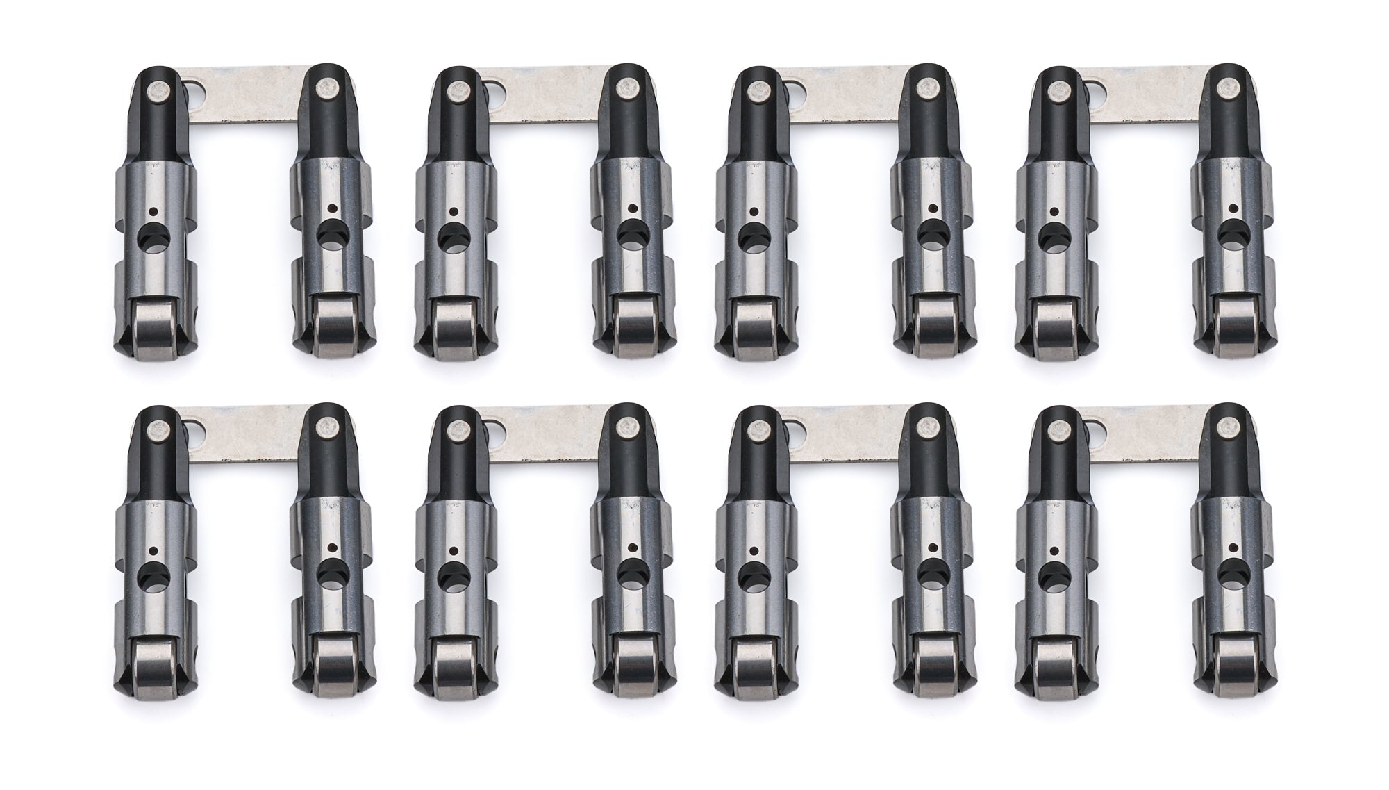 BAM ROLLER LIFTERS BAM-B-2002-16BB4 SBC Solid Roller Lifter Set with 0.842-inch OD, 0.180-inch Offset, 0.300-inch Link Bar, Pack of 16