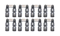 BAM ROLLER LIFTERS BAM-B-2004-16BB4 SBC Solid Roller Lifter Set with 0.904 Inch Diameter, 0.210 Inch Offset, and Link Bar Design