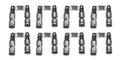 BAM ROLLER LIFTERS BAM-B-2005-16 BBC Solid Roller Lifter Set, 0.842 Inch OD, Link Bar, 0.300 Inch Taller for Big Block Chevy