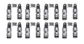BAM ROLLER LIFTERS BAM-B-2007-16BB1 BBC Solid Roller Lifter Set .904 Inch OD Link Bar for Big Block Chevy