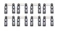 BAM ROLLER LIFTERS BAM-B-2010-16BB4 Small Block Ford Mechanical Roller Lifters Set of 16 with 0.874 Inch Diameter