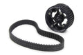 Barnes 8937-HTD Oil Pump Pulley Kit with Belt for Bert Pump, 40 Tooth, 1-1/2 Inch Wide, 5/8 Inch Shaft, Aluminum, Black Anodized