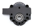 Barnes BYP-004 Oil Pump Bypass Section with 1/2-20 Female O-Ring Inlet and Outlet, Aluminum, Black Anodized