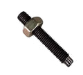 BARNES FST-012 Oil Pump Set Screw 1/4-28 Thread Steel Natural Finish