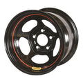 BASSETT 50L53 Wheel 15 Inch x 10 Inch Black Inertia Steel with 3 Inch Backspace and 5 x 5.00 Inch Bolt Pattern