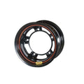 Bassett 50SR65-LW 15-Inch by 10-Inch Steel Wheel with Black Powder Coat Finish and 6.5-Inch Backspace