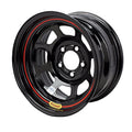 Bassett 57RN3 15x7 Inch DOT Street Legal Steel Wheel with Black Powder Coat Finish