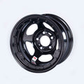 Bassett 58A54ILK Inertia Advantage 15 x 8 Inch Beadlock Steel Wheel Black Powder Coat
