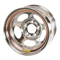 Bassett 58AC2IC 15x8 Inertia Beaded Steel Wheel with Chrome Finish and 5x4.75 Bolt Pattern