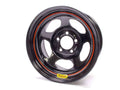 Basset 58R52EB Armor Edge 15x8 Steel Wheel with Black Powder Coat Finish, 5x5 Bolt Pattern