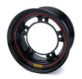 BASSETT 58SR45-HL 15x8 Steel Wheel with 4.5-Inch Backspace, Black Powder Coat, Wide 5 Bolt Pattern