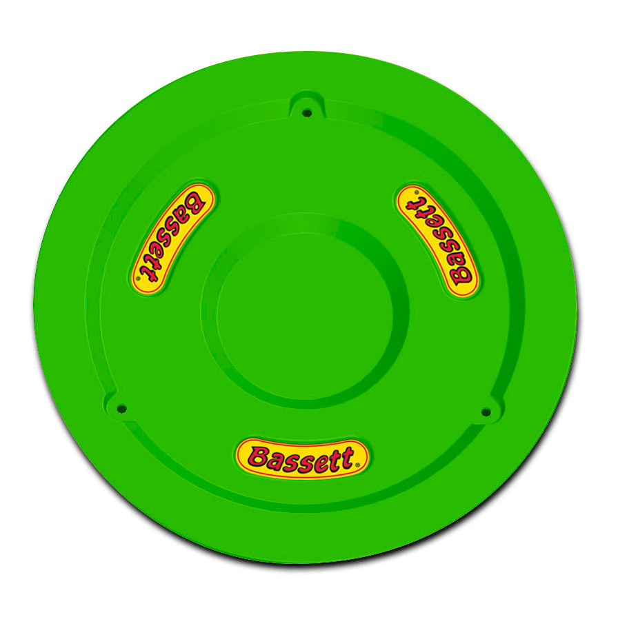 BASSETT 5PLG-FLOGRN Fluorescent Green 15-Inch Plastic Wheel Cover for 15-Inch Beadlock Wheels