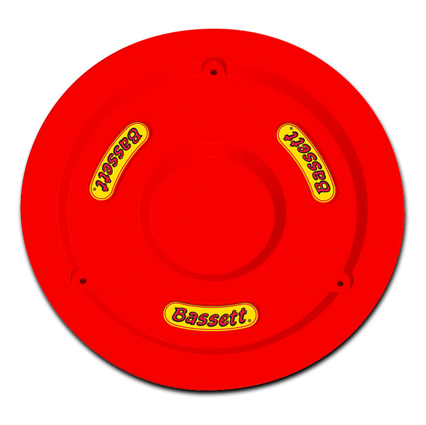 Bassett 5PLG-FLORED Fluorescent Red Plastic Mud Cover for 15-inch Beadlock Wheels