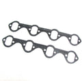 BBK Performance SBF 302/351W Header Gaskets with Steel Core Graphite, Oval Port, 2.100 x 1.361 Inch, Pair