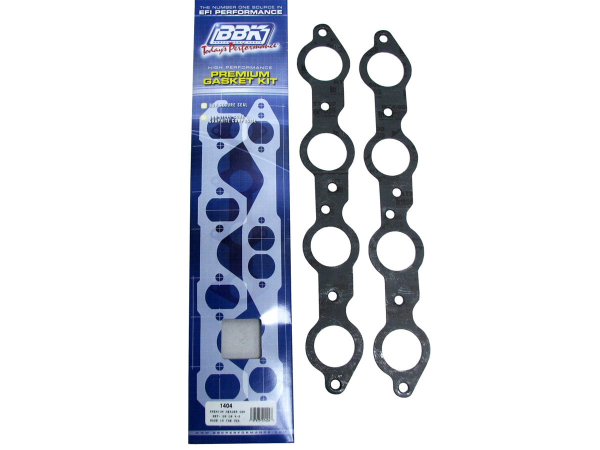 BBK Performance 1404 Exhaust Header Gasket Set for GM LS-Series Engines, Pair, Graphite Material