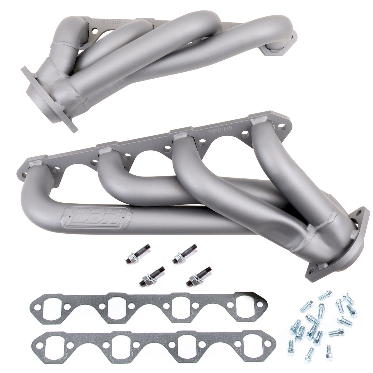 BBK Performance 1511 Short Tube Headers for Ford Small Block 351W with Titanium Ceramic Finish