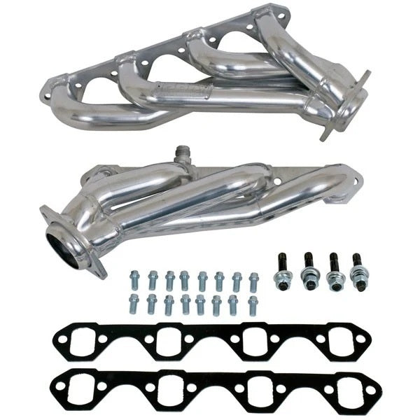 BBK Performance 15250 Shorty Headers for Ford Mustang 5.0L, 1-5/8 Inch Primary Tubing, Steel with Silver Ceramic Finish