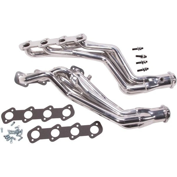 BBK Performance 15410 1-5/8 Inch Headers for Ford Mustang GT 1996-2004 with Steel Construction and Silver Ceramic Finish