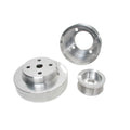 BBK Performance 1553 Under Drive 6-Rib Serpentine Aluminum Pulley Kit for 1986-1993 Ford Mustang