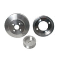 BBK Performance 1554 3-Piece Aluminum Pulley Kit for 1994-1995 Ford Mustang 5.0L Under Drive Serpentine Belt System