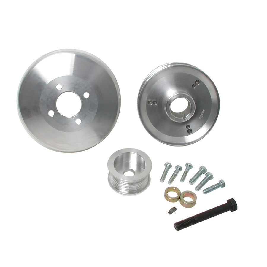 BBK Performance 15550 Aluminum Under Drive Pulley Kit for Ford 4.6L and 5.4L Modular Engines