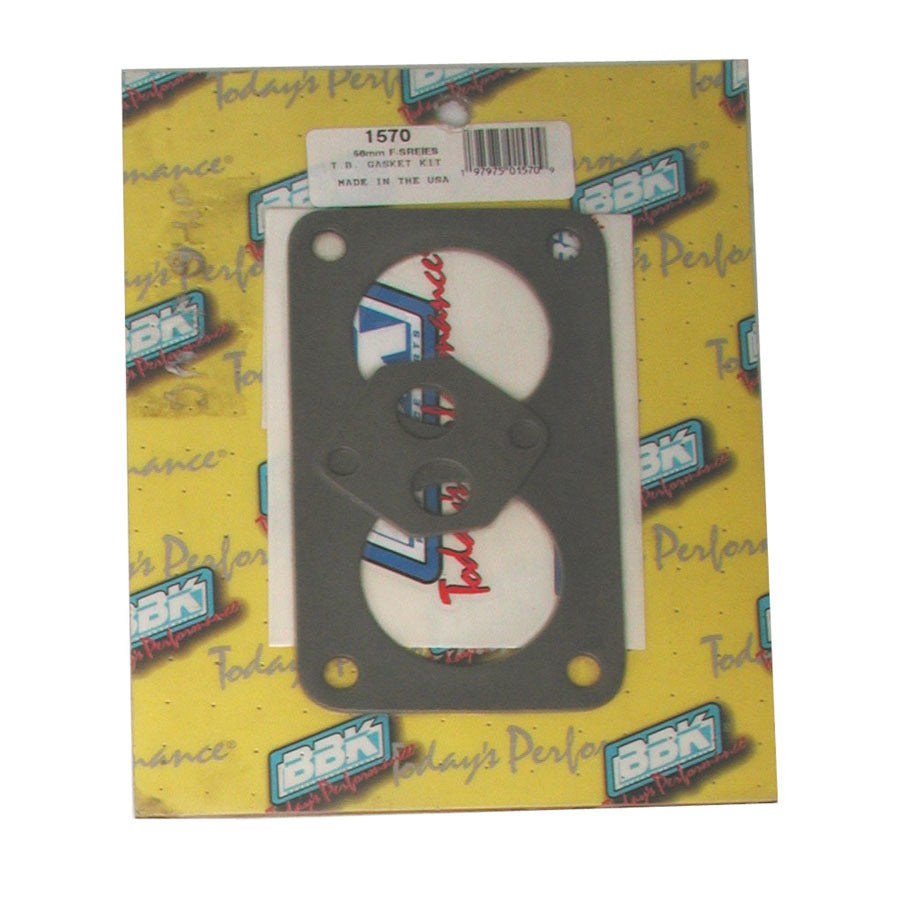 BBK Performance Throttle Body Gasket Kit for Small Block Ford 56mm