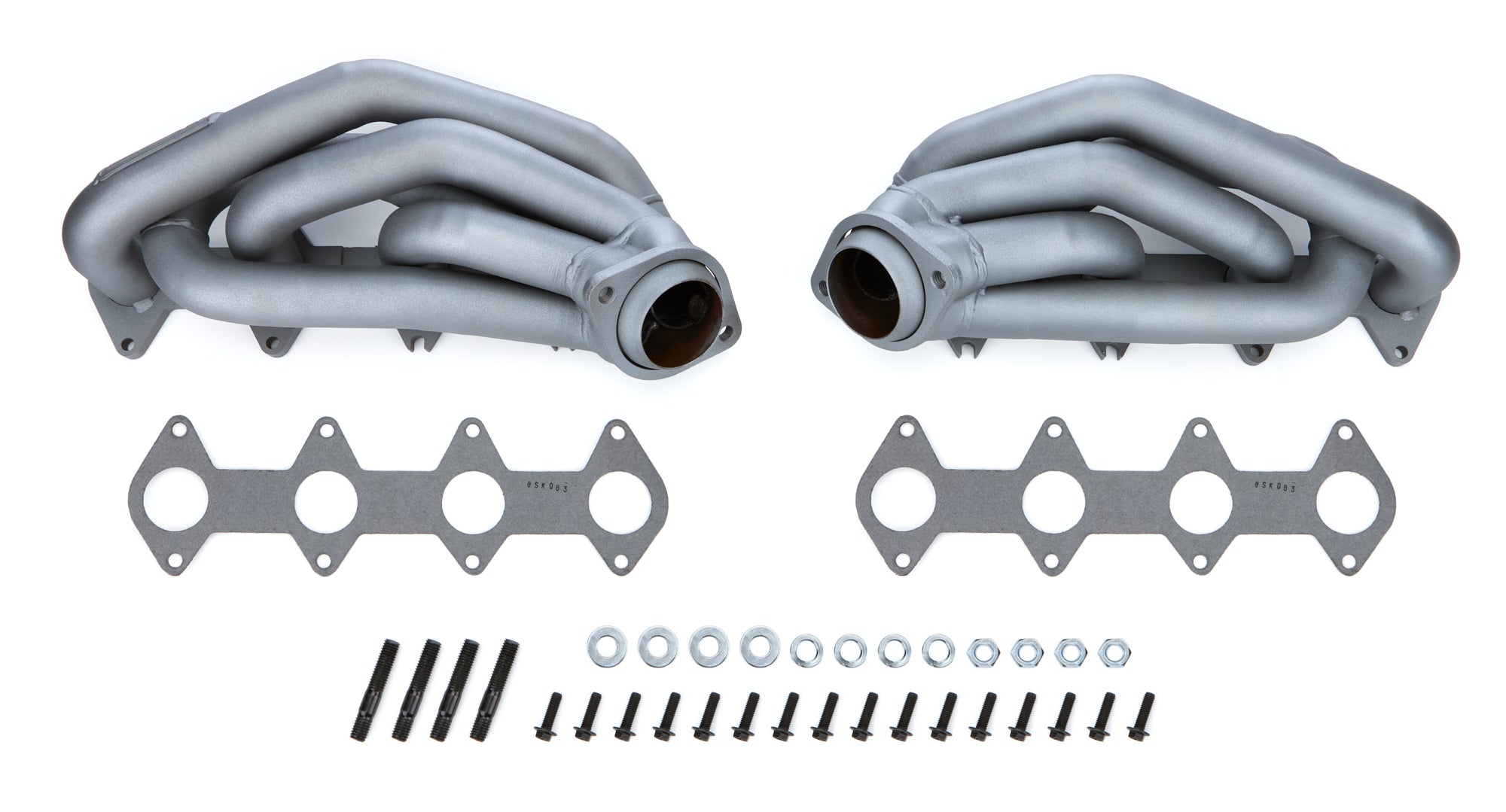 BBK Performance 1612 Short Tube Exhaust Headers for 2005-2010 Ford Mustang GT, 1-5/8 Inch Primary Diameter, Titanium Ceramic Finish